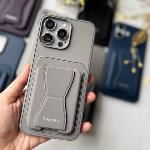 CaseIt Premium Leather Wallet Grip Case for iPhone & Samsung