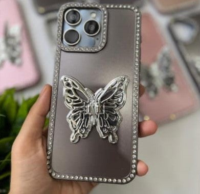 CaseIt Crystal Butterfly Bling Stand Case