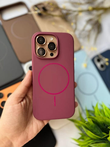 Premium Silicone MagSafe Case for iPhone
