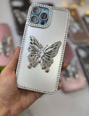 CaseIt Crystal Butterfly Bling Stand Case