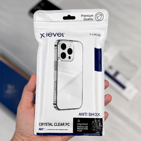 X-Level Anti-Yellow Crystal Clear Shockproof Phone Case