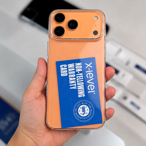 X-Level Anti-Yellow Crystal Clear Shockproof Phone Case