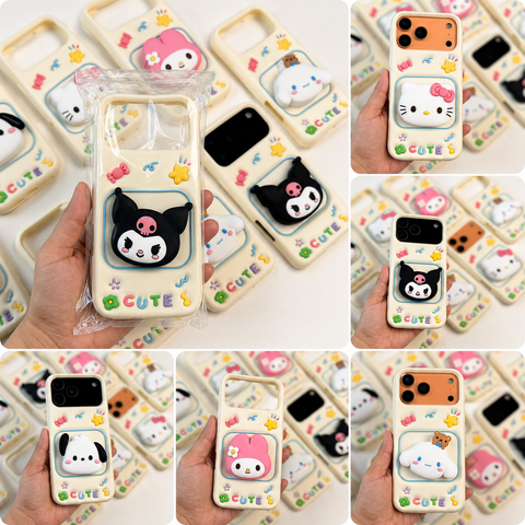 Cute 3D Kawaii Cartoon Silicone Phone Case | Soft Shockproof Protective Cover