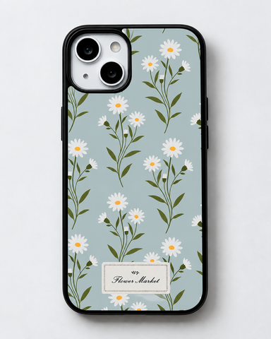 Glossy Flower Case – Cute Floral Phone Cover