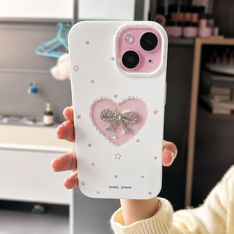 Caseit Heart Bow iPhone Case | Cute Shockproof Protective Cover