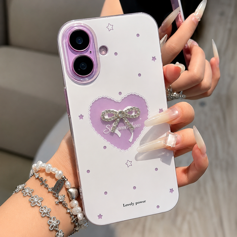 Caseit Heart Bow iPhone Case | Cute Shockproof Protective Cover