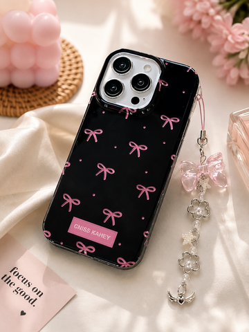 Cute Bow Charm Case