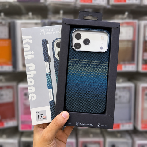 Premium Pitaka Style Aramid Knit MagSafe Carbon Weave Luxury Case For iPhone 17 Pro Max