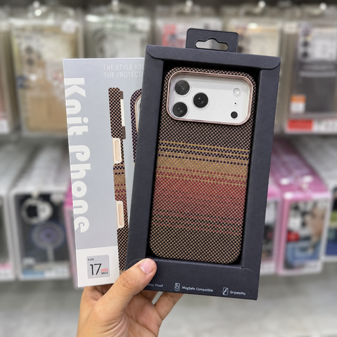 Premium Pitaka Style Aramid Knit MagSafe Carbon Weave Luxury Case For iPhone 17 Pro Max