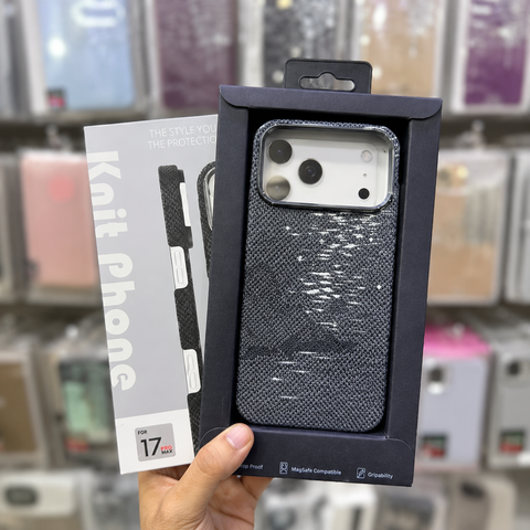 Premium Pitaka Style Aramid Knit MagSafe Carbon Weave Luxury Case For iPhone 17 Pro Max