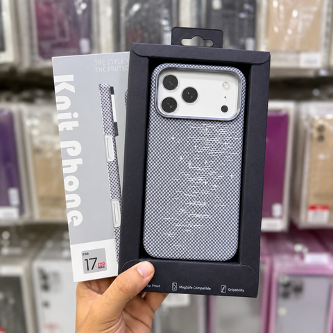 Premium Pitaka Style Aramid Knit MagSafe Carbon Weave Luxury Case For iPhone 17 Pro Max