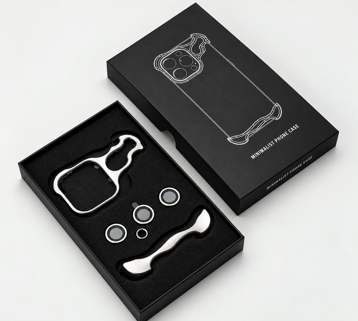Premium Metallic Bumper Case for iPhone – Minimalist Protective Phone Cover