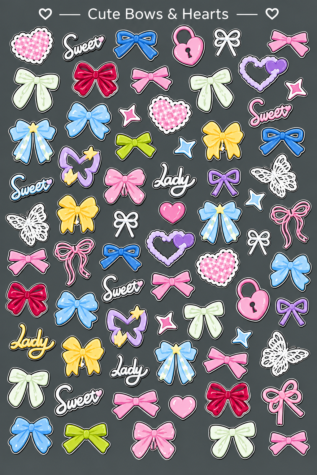 3D Cute Phone Stickers – DIY Phone & Case Decoration