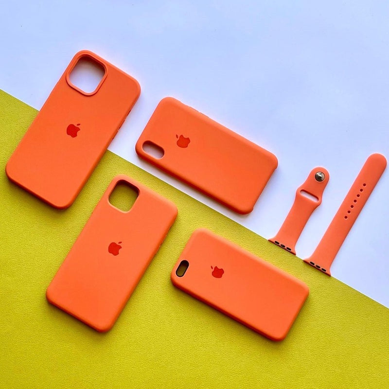Orange Apple Silicone Case