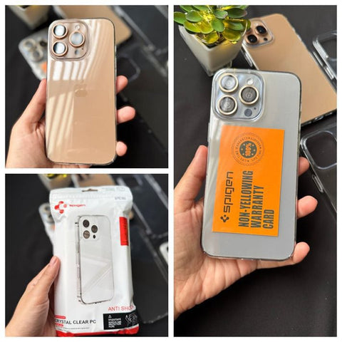 Spigen Anti-Yellow Crystal Clear Case – iPhone & Samsung