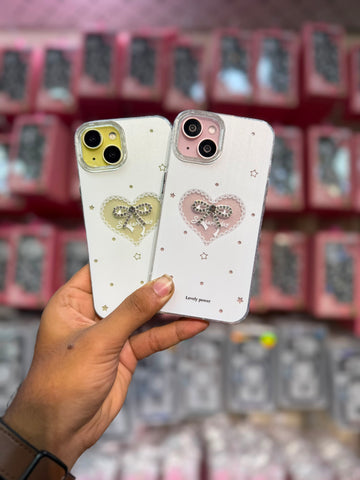 Caseit Heart Bow iPhone Case | Cute Shockproof Protective Cover