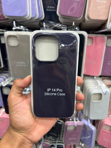 Silicone Case for iPhone – Soft Touch Slim Protective Cover Without Apple Logo