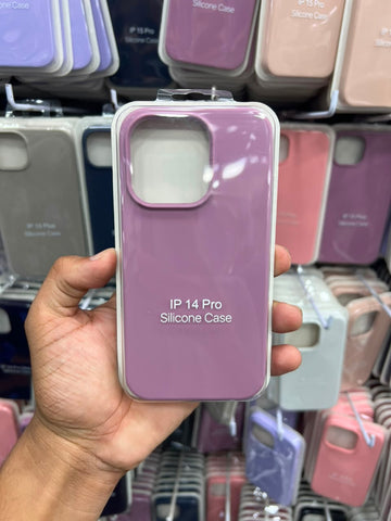 Silicone Case for iPhone – Soft Touch Slim Protective Cover Without Apple Logo