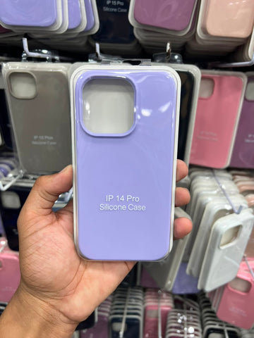 Silicone Case for iPhone – Soft Touch Slim Protective Cover Without Apple Logo