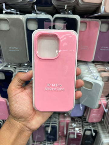 Silicone Case for iPhone – Soft Touch Slim Protective Cover Without Apple Logo