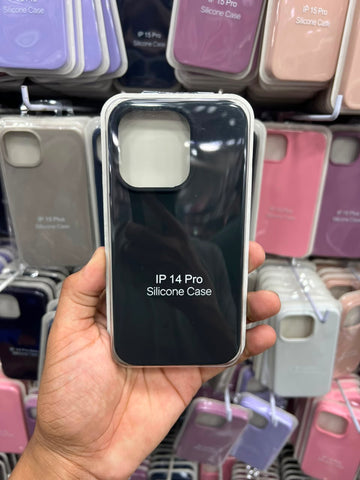 Silicone Case for iPhone – Soft Touch Slim Protective Cover Without Apple Logo