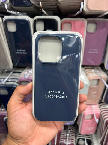 Silicone Case for iPhone – Soft Touch Slim Protective Cover Without Apple Logo