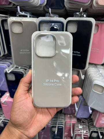 Silicone Case for iPhone – Soft Touch Slim Protective Cover Without Apple Logo
