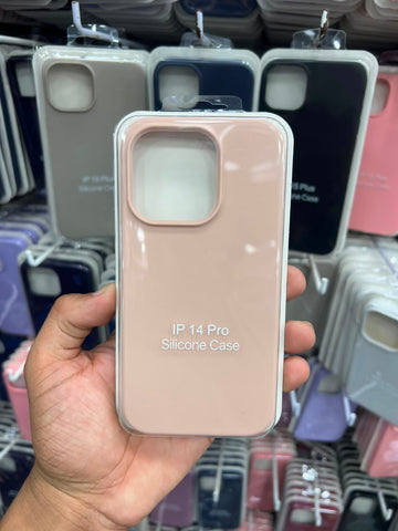 Silicone Case for iPhone – Soft Touch Slim Protective Cover Without Apple Logo