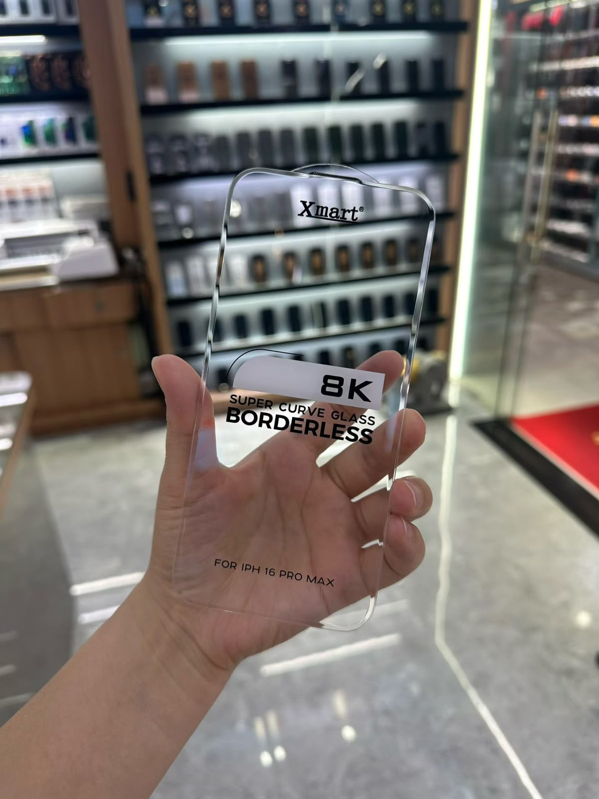 Xmart 8K Super Curved Borderless Privacy Glass with Full Screen Coverage
