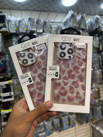 WildPearl Cheetah Case – Luxury Glossy Leopard Heart Back Cover for iPhone 11–17 Pro Max & Samsung S25 Ultra