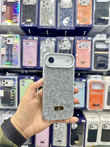 CaseIt Swarovski Shine Case – Luxury Glitter Crystal Back Cover for iPhone 17 Series