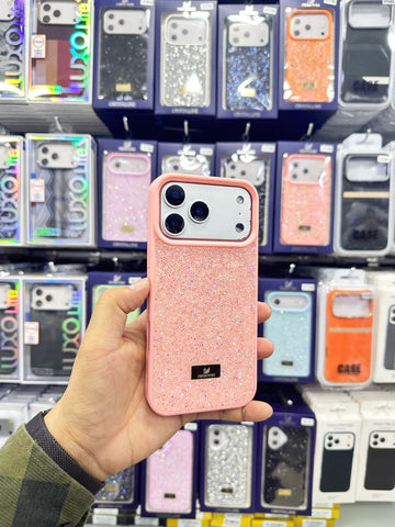 CaseIt Swarovski Shine Case – Luxury Glitter Crystal Back Cover for iPhone 17 Series