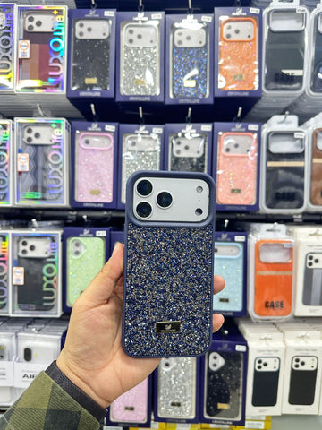 CaseIt Swarovski Shine Case – Luxury Glitter Crystal Back Cover for iPhone 17 Series
