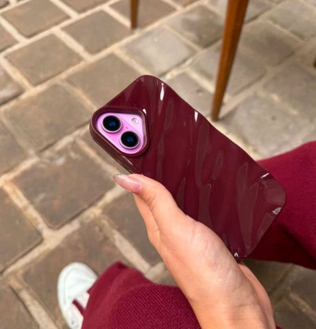 Cherry Gloss Luxury Protective Case for iPhone with premium glossy finish and shockproof protection