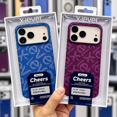 X-LEVEL Cheers MagSafe Case for iPhone 17 Pro Max & iPhone 18 Pro Max | Premium Textured Magnetic Protective Cover
