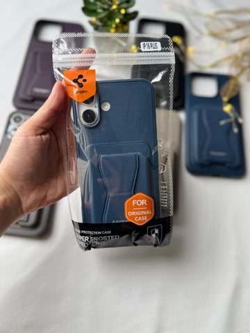 CaseIt Premium Leather Wallet Grip Case for iPhone & Samsung