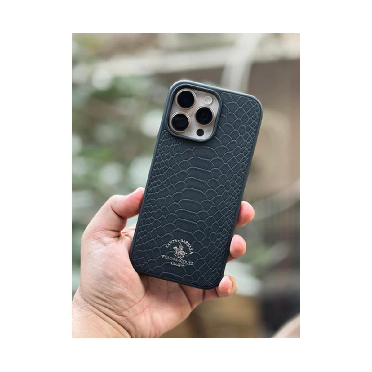 Caseit Santa Barbara Polo Crocodile Leather Phone Case