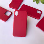ROSE RED LEATHER CASE