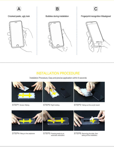PREMIUM TEMPERED GLASS PROTECTOR WITH ALIGNMENT TRAY