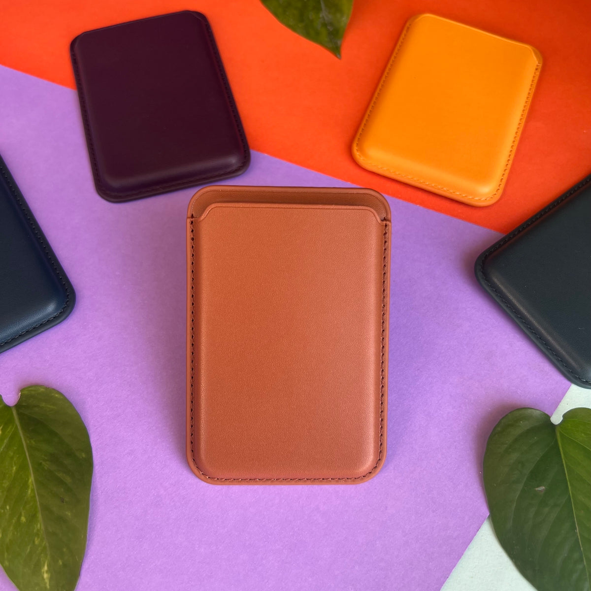 LEATHER MAGSAFE IPHONE WALLET