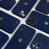 MIDNIGHT BLUE SHINY GLASS CASE