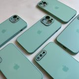 TURQUOISE MATTE GLASS CASE