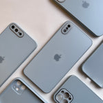 ICE BLUE MATTE GLASS CASE