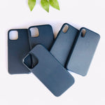 MIDNIGHT BLUE LEATHER CASE